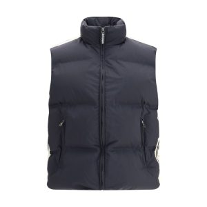 Palm Angels Black Polyamide Sleeveless Jacket
