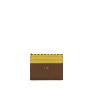 Fendi Multicolor Calf Leather Bos Taurus Wallet