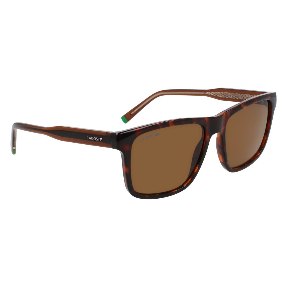 Lacoste Brown Injected Sunglasses - Image 3