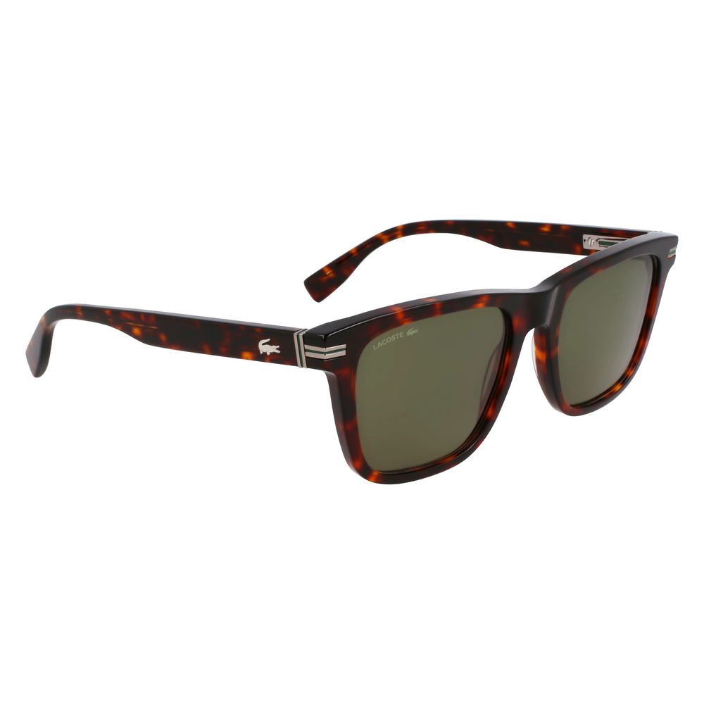 Lacoste Brown Acetate Sunglasses - Image 3