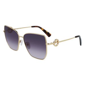 Longchamp Gold Metal Sunglasses