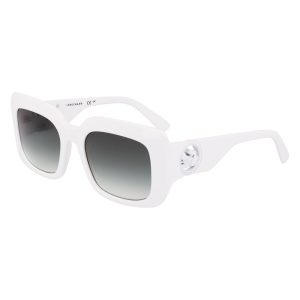 Longchamp White Acetate Sunglasses