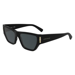 Longchamp Black Acetate Sunglasses