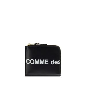 Comme Des Garçons Black Calf Leather Bos Taurus Wallet