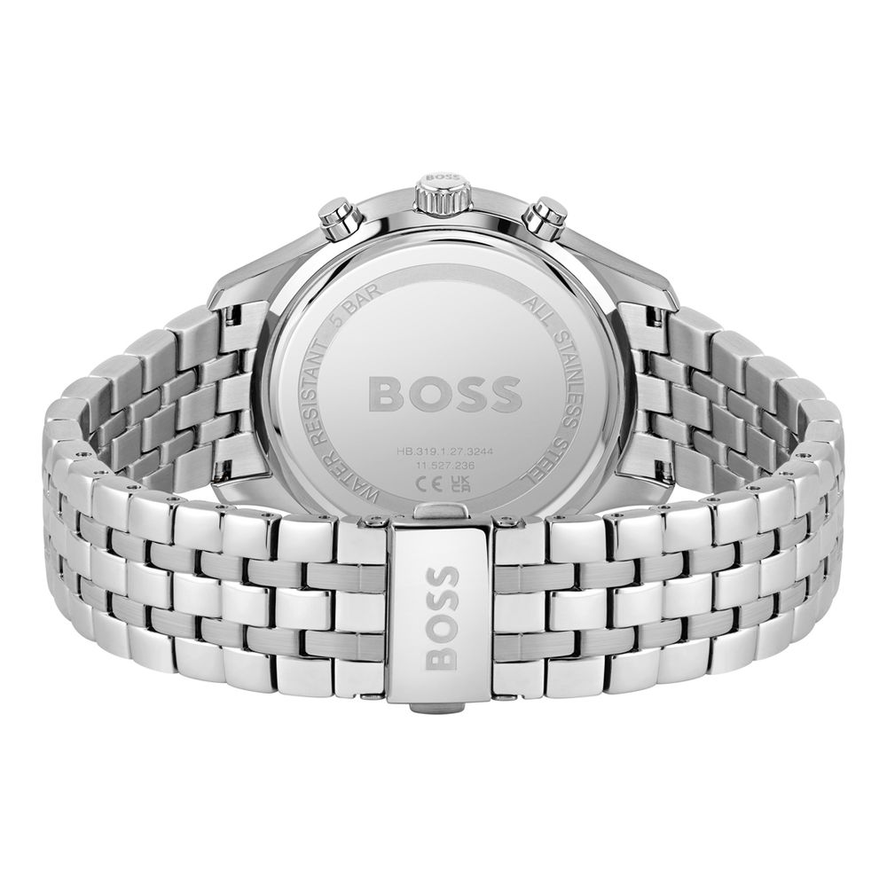 Hugo Boss Gray Stainless Steel Dress Watch - Image 2