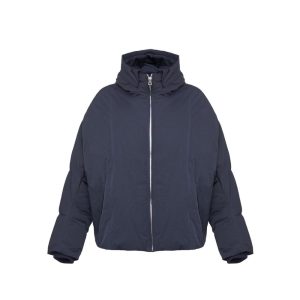 Bottega Veneta Blue Polyamide Coat