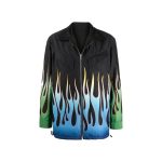 Kenzo Black Cotton Full-Length Jacket