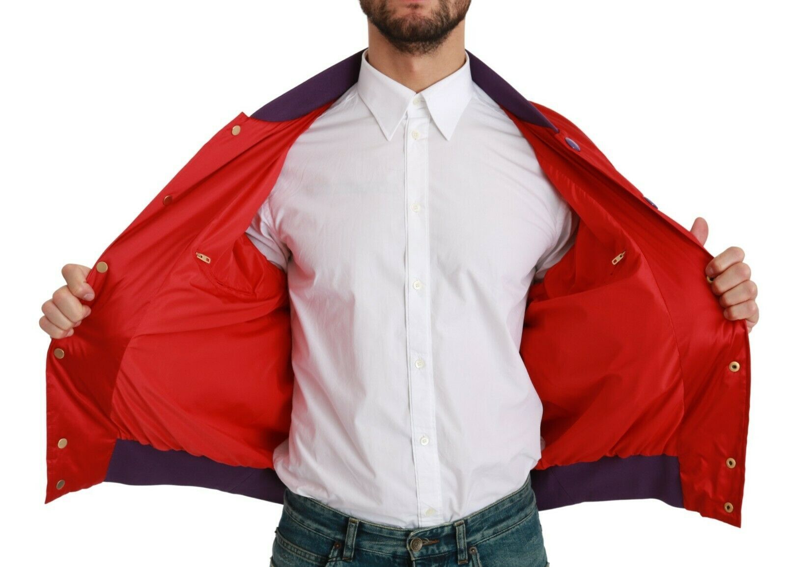 Dolce & Gabbana Red YEAR OF THE PIG Bomber Jacket - Image 5