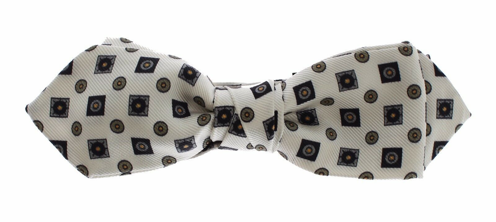 Dolce & Gabbana White Silk Bowtie Leather Men Belt Gift Box - Image 3
