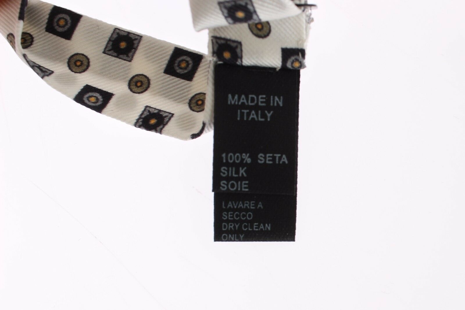 Dolce & Gabbana White Silk Bowtie Leather Men Belt Gift Box - Image 5