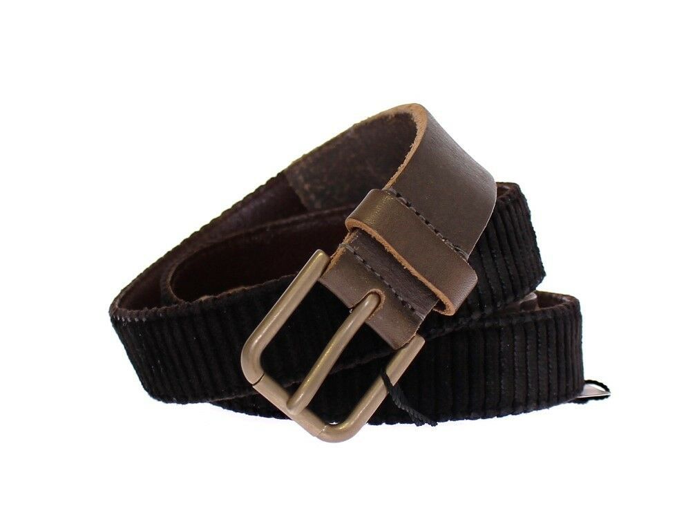 Dolce & Gabbana Brown Leather Logo Cintura Gürtel Belt - Image 5
