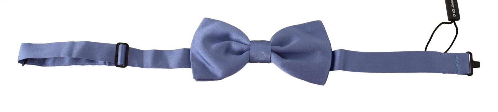 Dolce & Gabbana Purple 100% Silk Adjustable Neck Papillon Bow Tie - Image 2