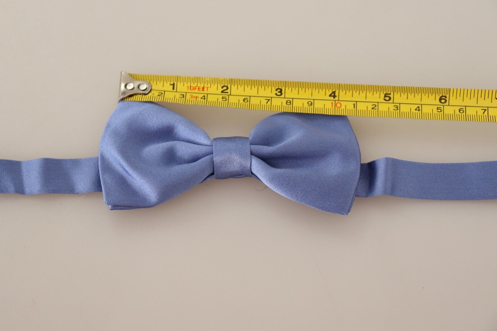 Dolce & Gabbana Purple 100% Silk Adjustable Neck Papillon Bow Tie - Image 4