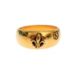 Nialaya Gold Plated 925 Silver Ring