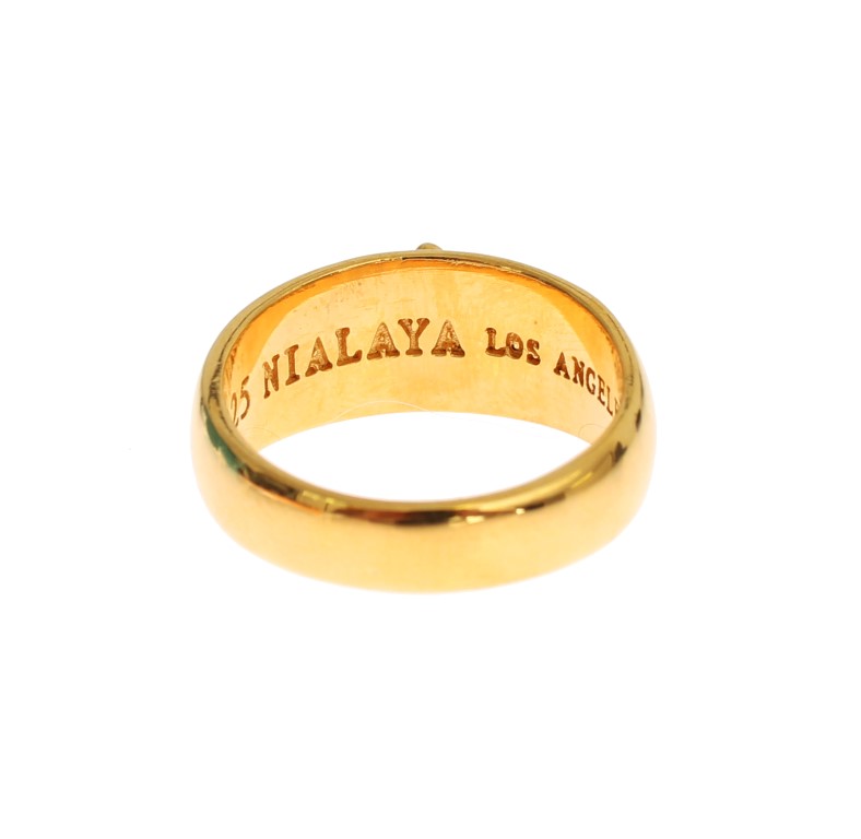 Nialaya Gold Plated 925 Silver Ring - Image 3