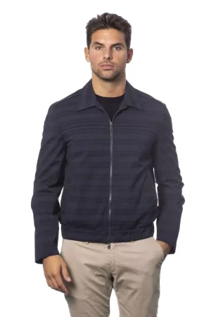 Verri Blue Wool Light Jacket