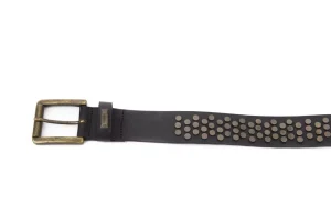BYBLOS "Black Cowhide Women Belt"