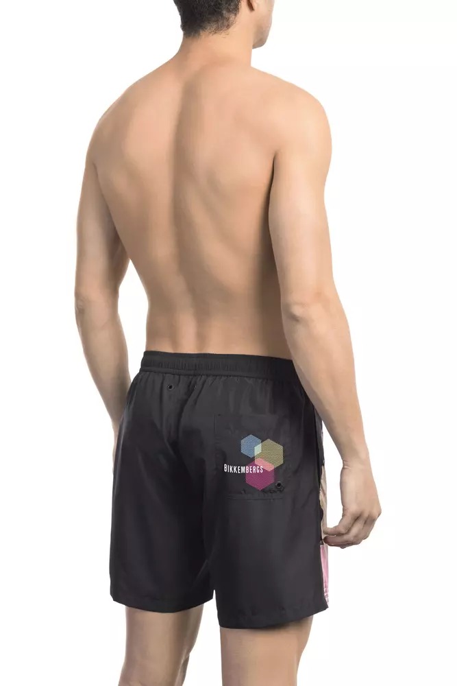Bikkembergs Black Polyester Men Swim Short - Image 2