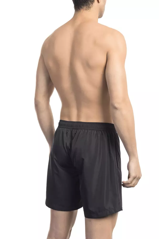 Bikkembergs Black Polyester Men Swim Short - Image 2