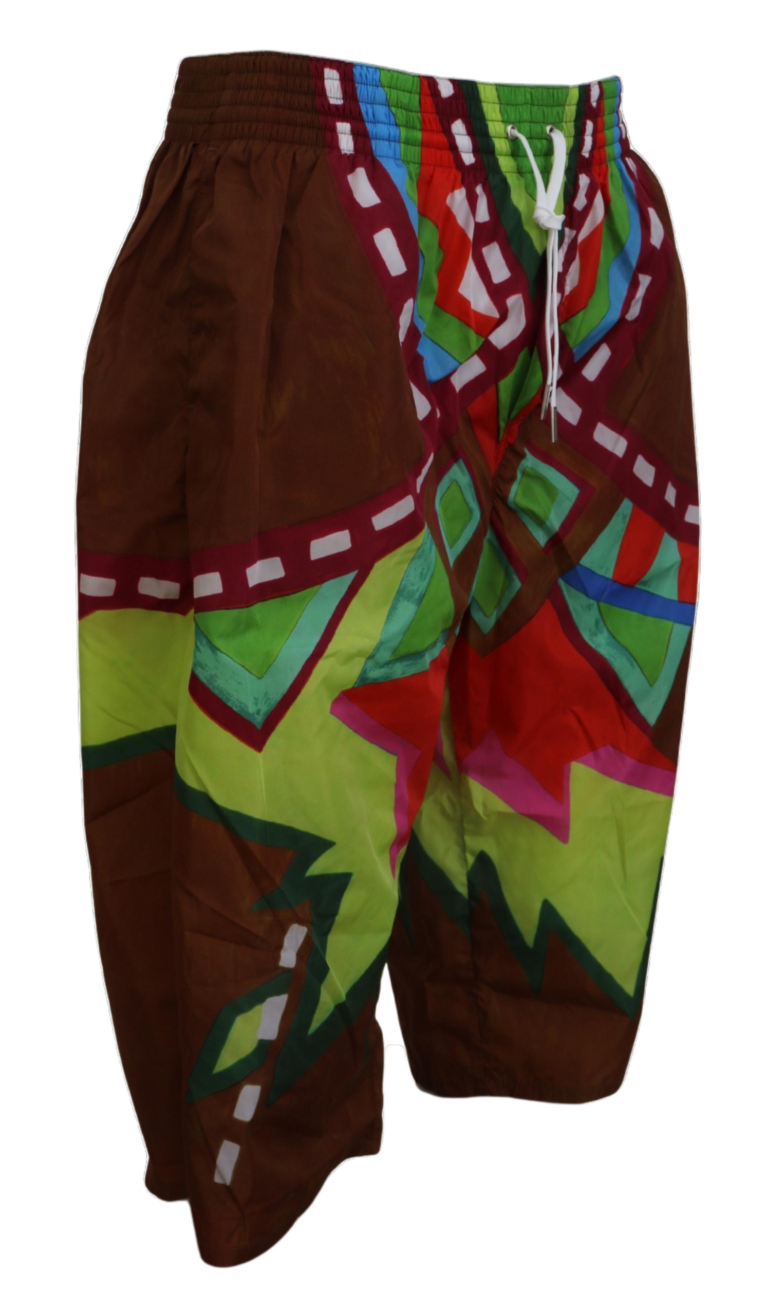 Dsquared² Multicolor Printed Men Beachwear Shorts Swimwear - Image 2