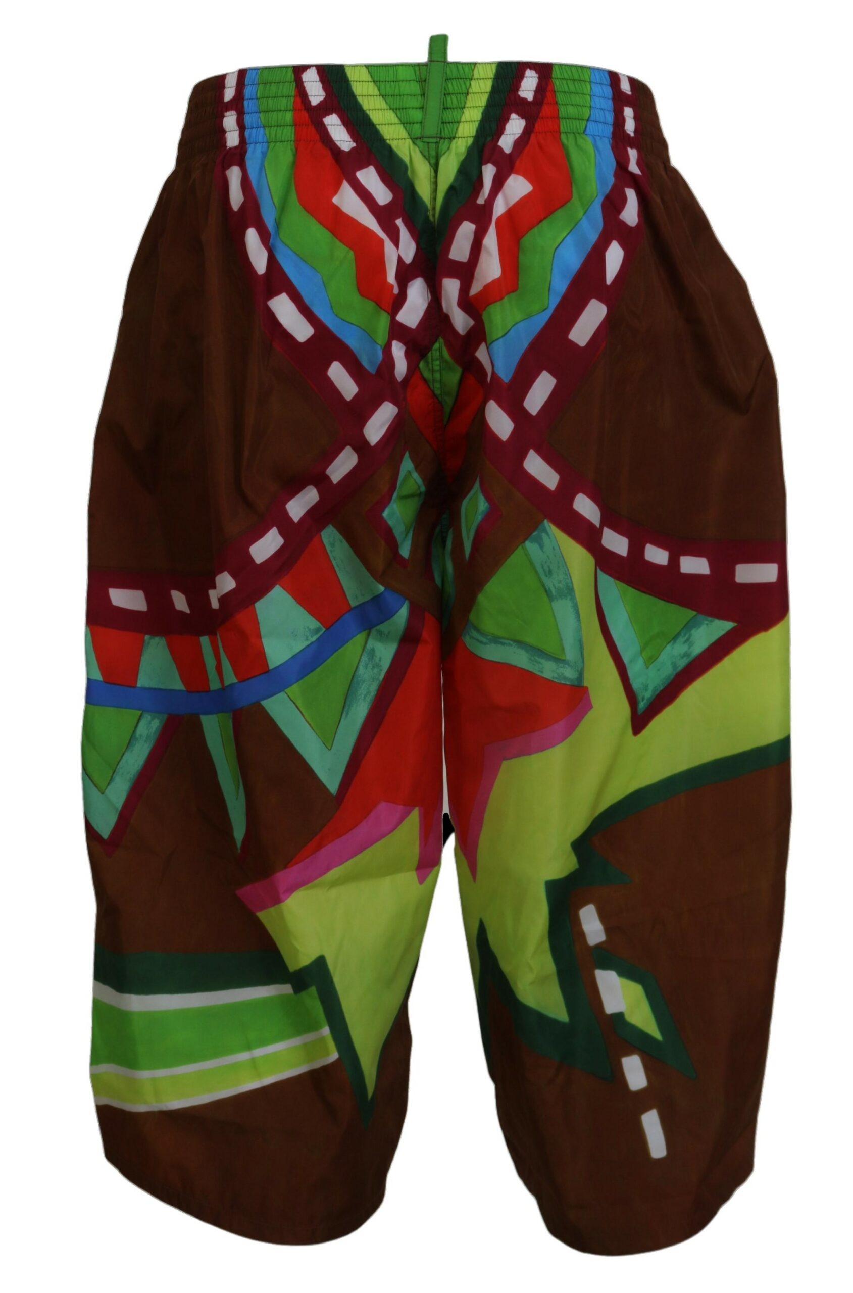 Dsquared² Multicolor Printed Men Beachwear Shorts Swimwear - Image 3