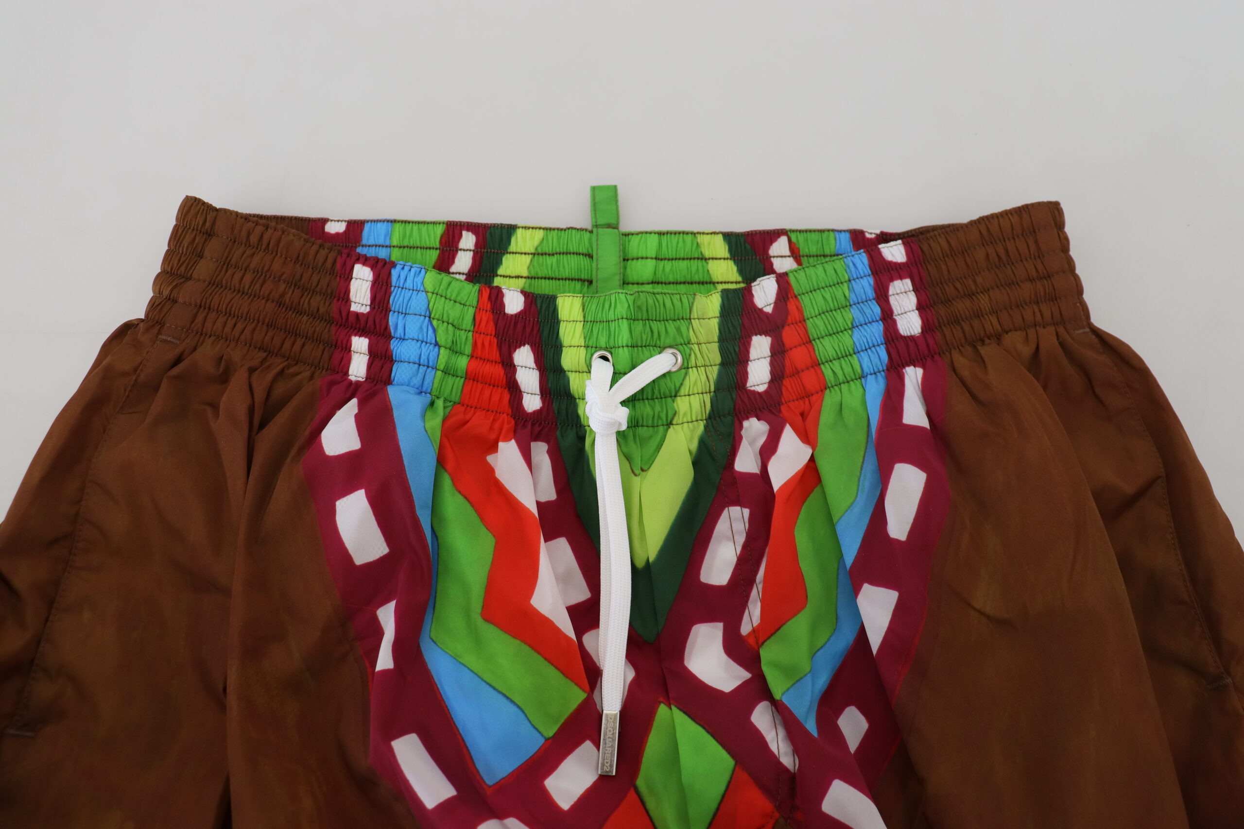Dsquared² Multicolor Printed Men Beachwear Shorts Swimwear - Image 4