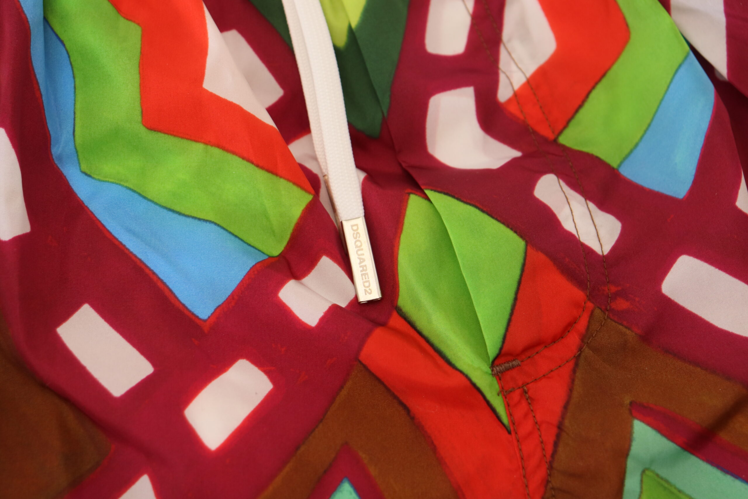 Dsquared² Multicolor Printed Men Beachwear Shorts Swimwear - Image 5