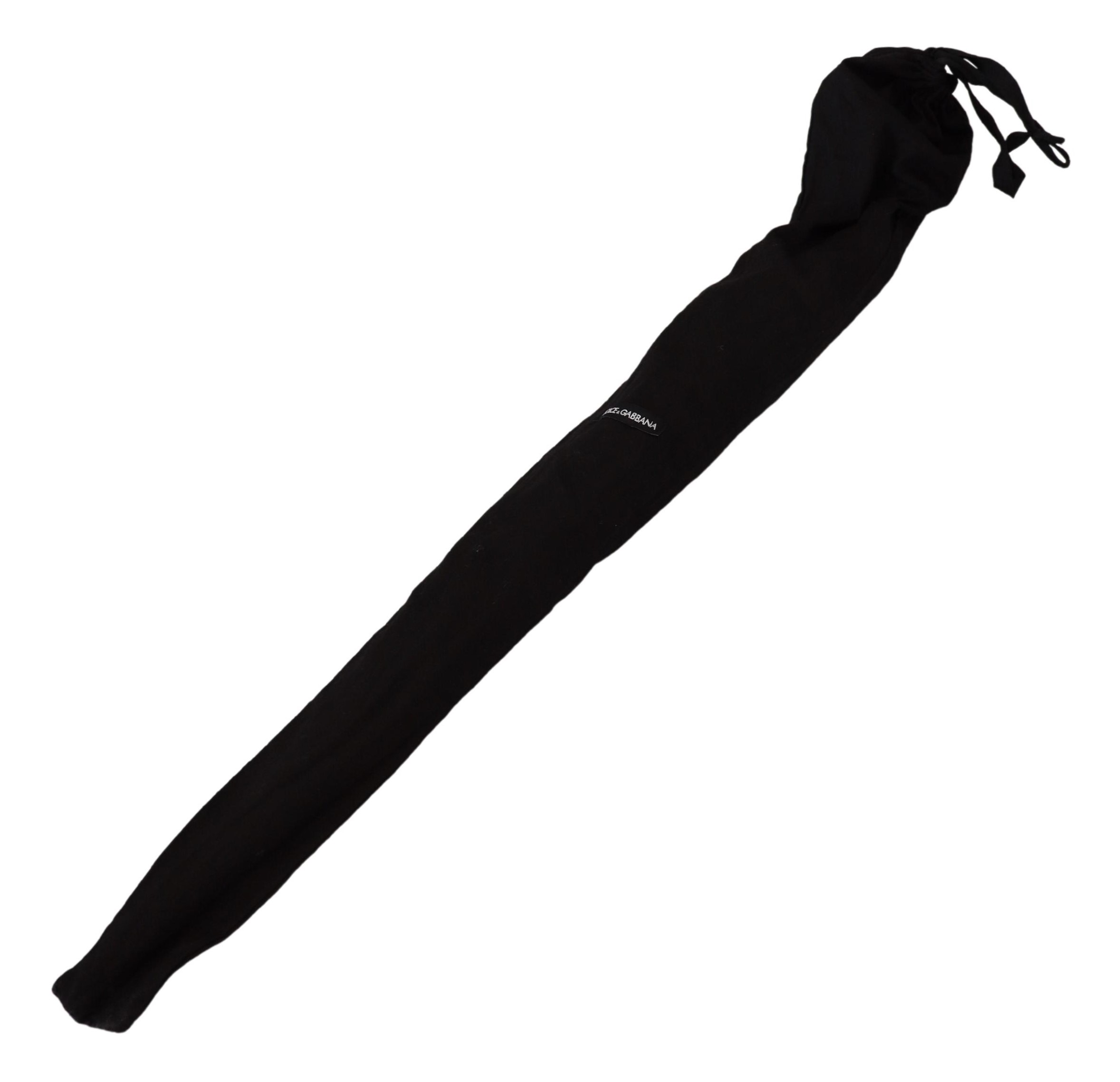 Dolce & Gabbana Brown Striped Leather Handle Collapsible Sartoria Umbrella - Image 3
