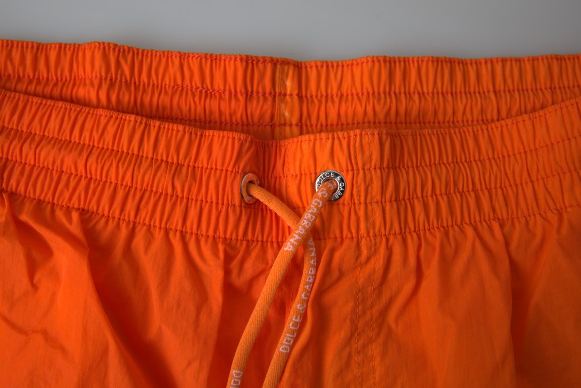 Dolce & Gabbana Orange Blue Gradient Beachwear Swimwear Shorts - Image 5