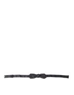 Dolce & Gabbana Dark Gray Silk Adjustable Neck Men Papillon Bow Tie