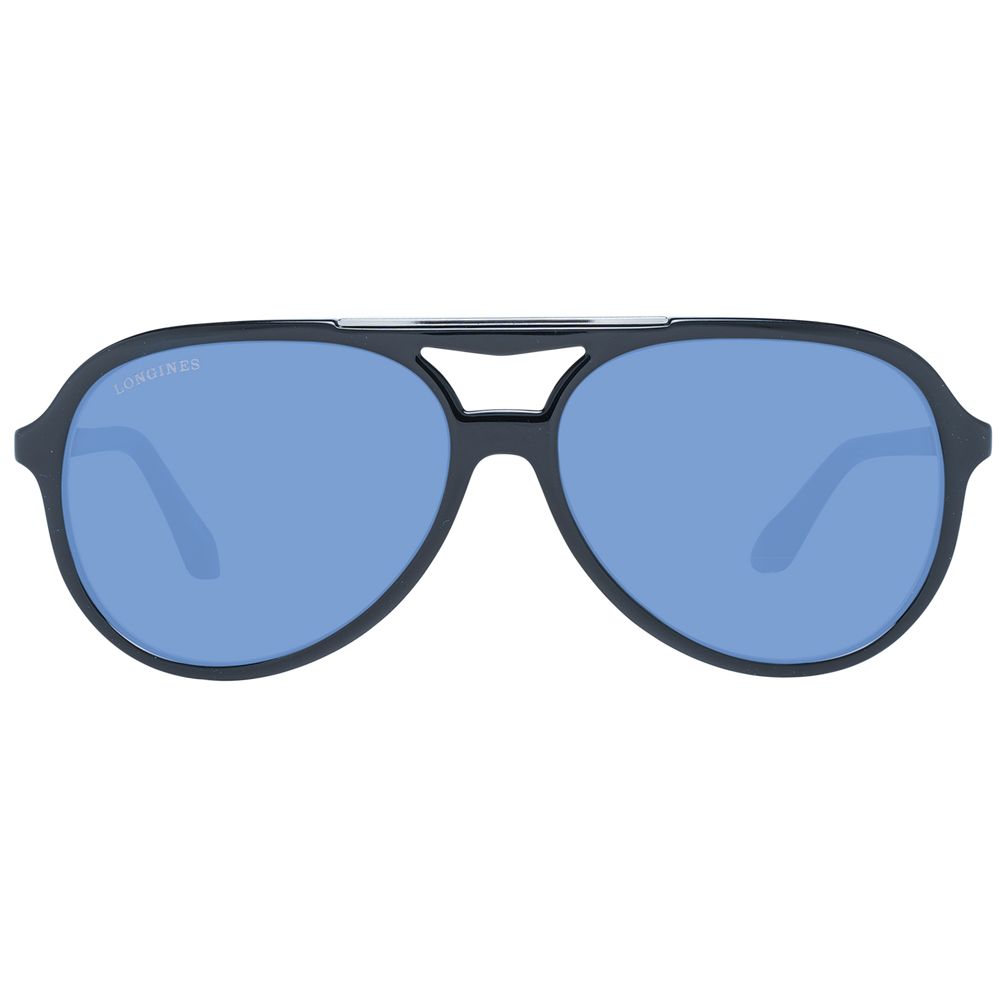 Longines Black Plastic Sunglasses - Image 2