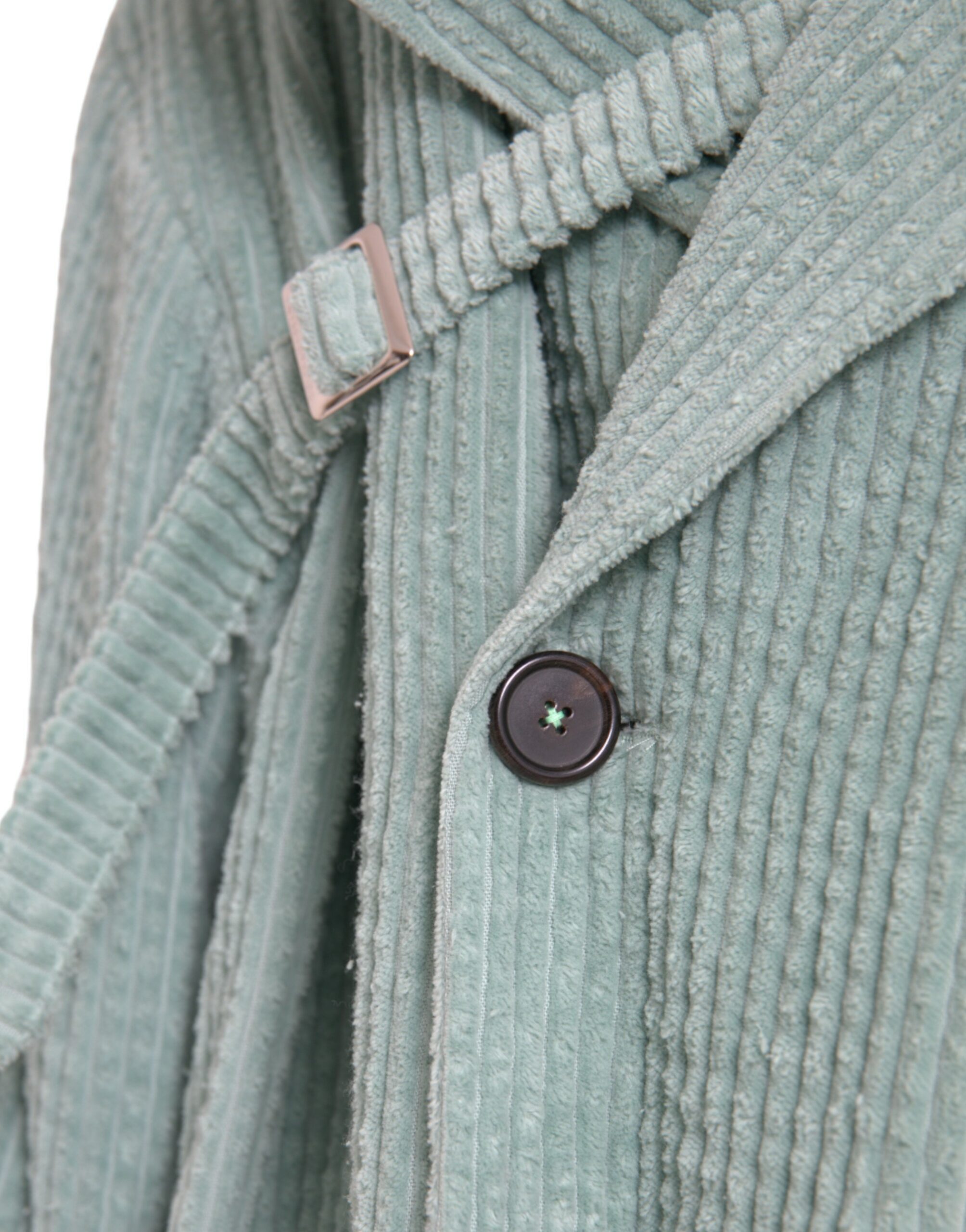 Dolce & Gabbana Blue Double Breasted Corduroy Cotton Jacket - Image 6