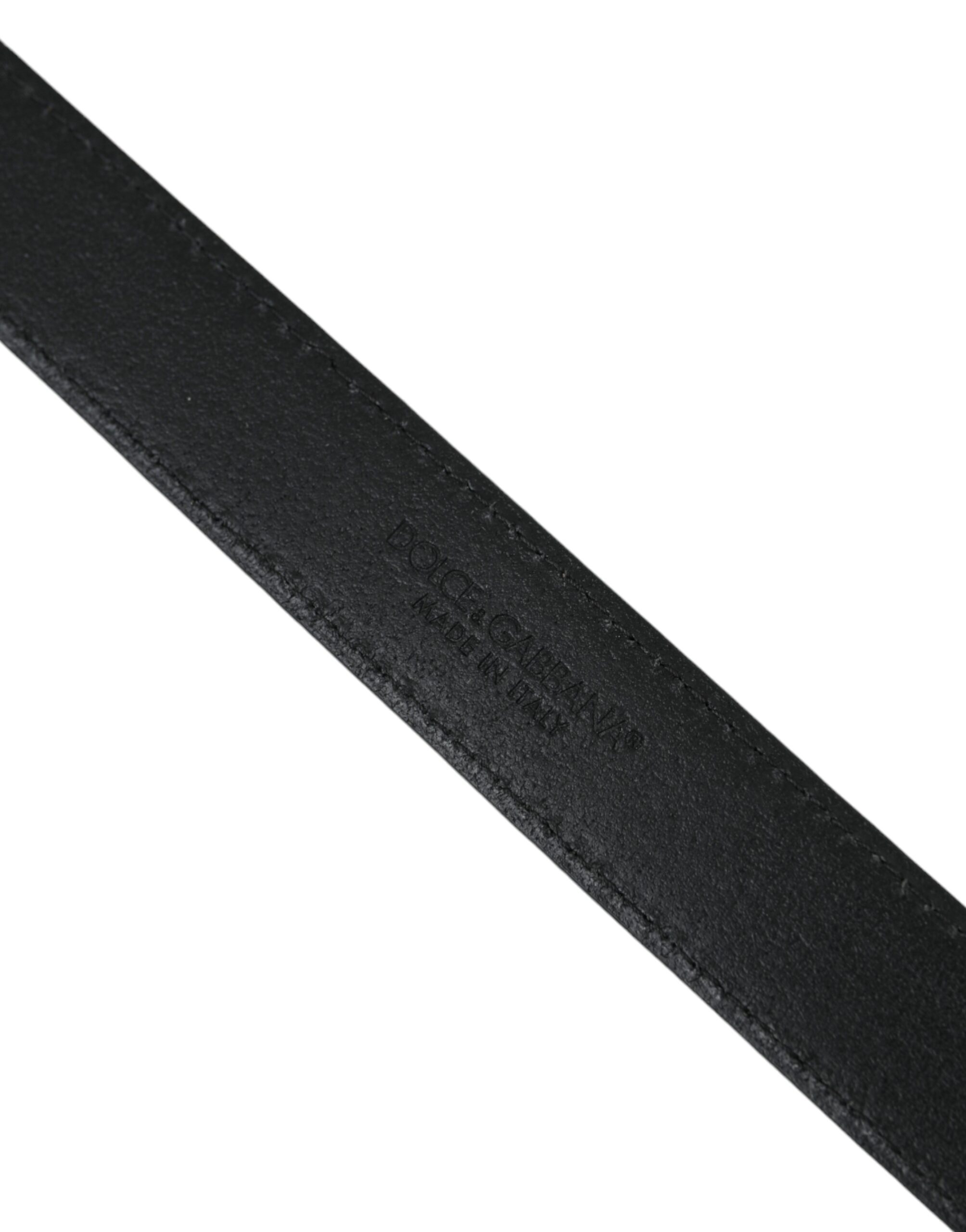 Dolce & Gabbana Beige Suede Leather Silver Buckle Belt Men - Image 4