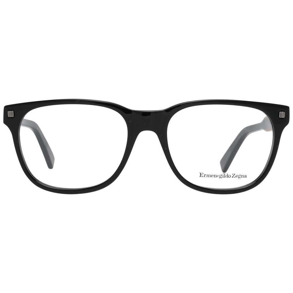Ermenegildo Zegna Black Plastic Glasses (Frames) - Image 2