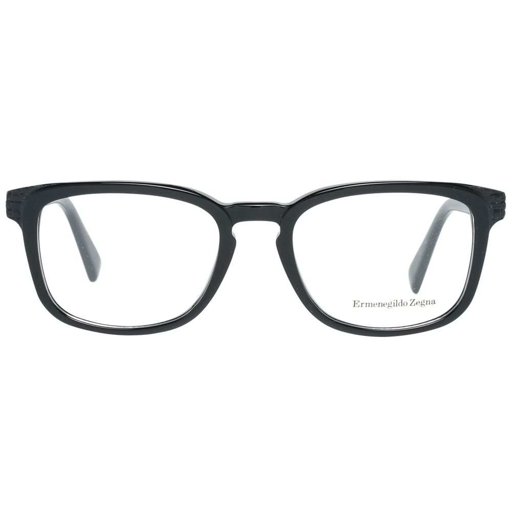 Ermenegildo Zegna Black Plastic Glasses (Frames) - Image 2