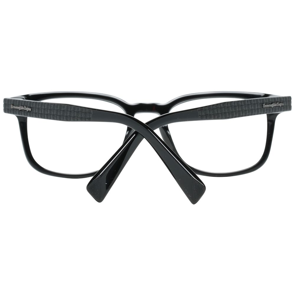 Ermenegildo Zegna Black Plastic Glasses (Frames) - Image 3