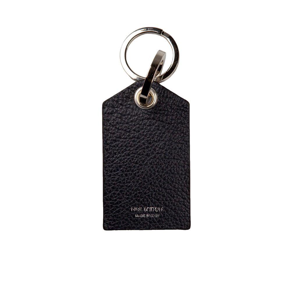 Neil Barrett Blue Leather Men Keychain - Image 2