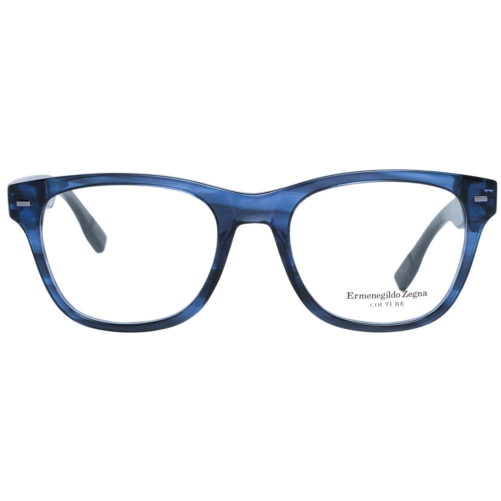 Ermenegildo Zegna Blue Plastic Glasses (Frames) - Image 2