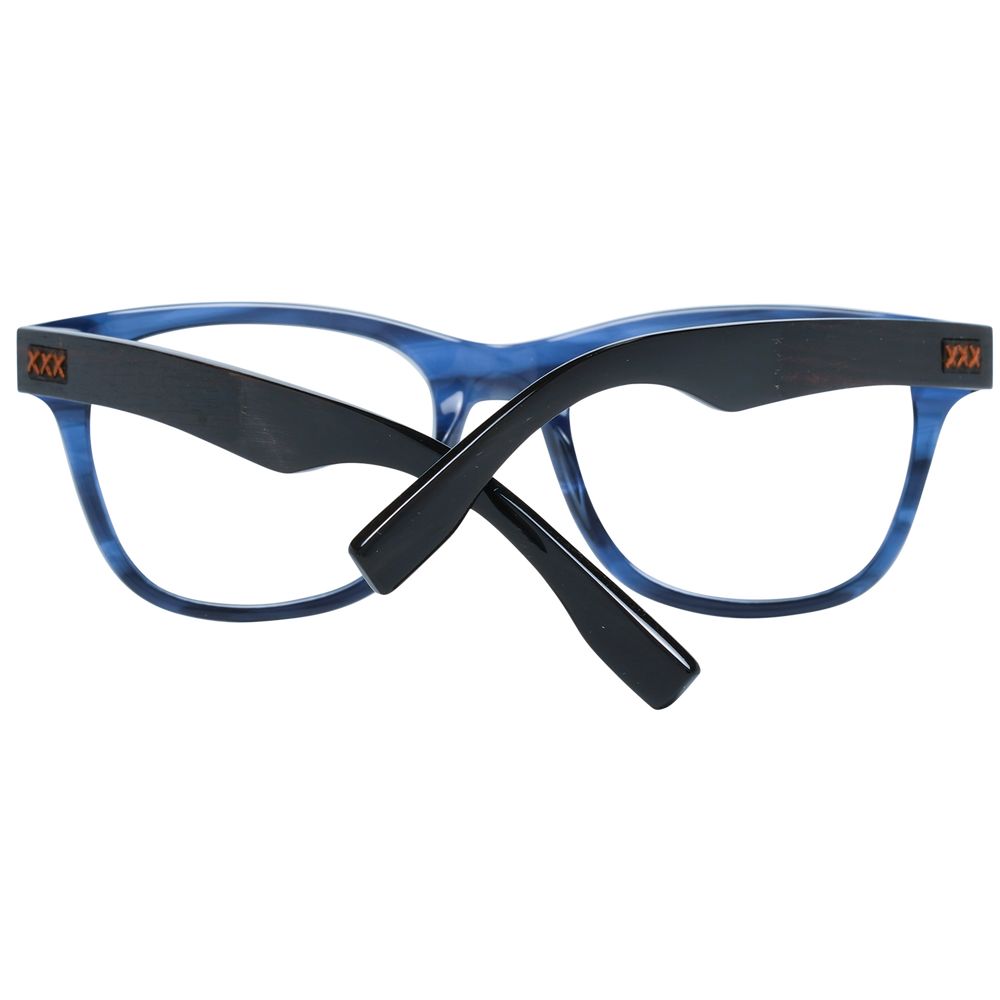 Ermenegildo Zegna Blue Plastic Glasses (Frames) - Image 3