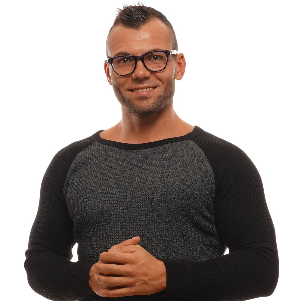 Ermenegildo Zegna Blue Plastic Glasses (Frames) - Image 4
