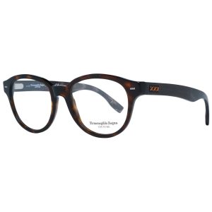 Ermenegildo Zegna Brown Plastic Glasses (Frames)