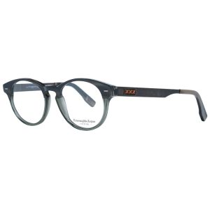 Ermenegildo Zegna Gray Plastic Glasses (Frames)