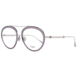 Tod's Purple Metal & Leather Glasses (Frames)
