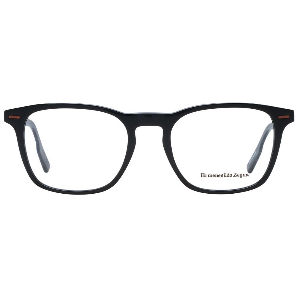 Ermenegildo Zegna Black Plastic Glasses (Frames) - Image 2