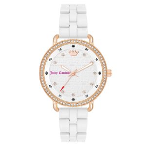 Juicy Couture White Metal Dress Watch