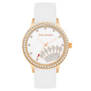 Juicy Couture White Synthetic Dress Watch