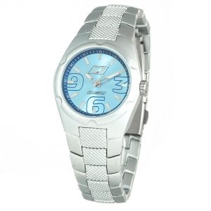 Chronotech Silver Stainless Steel Dress Watch