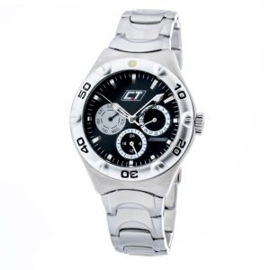 Chronotech Gray Stainless Steel Bracelet Watch