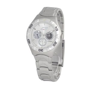 Chronotech Silver Stainless Steel Dress Watch