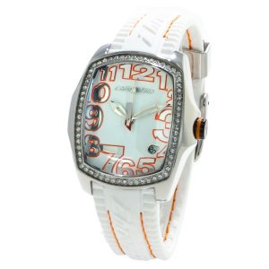 Chronotech White Rubber Sport Watch